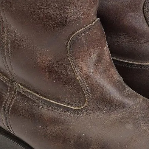 1950s Mens Wolverine Brown Leather Work Boots