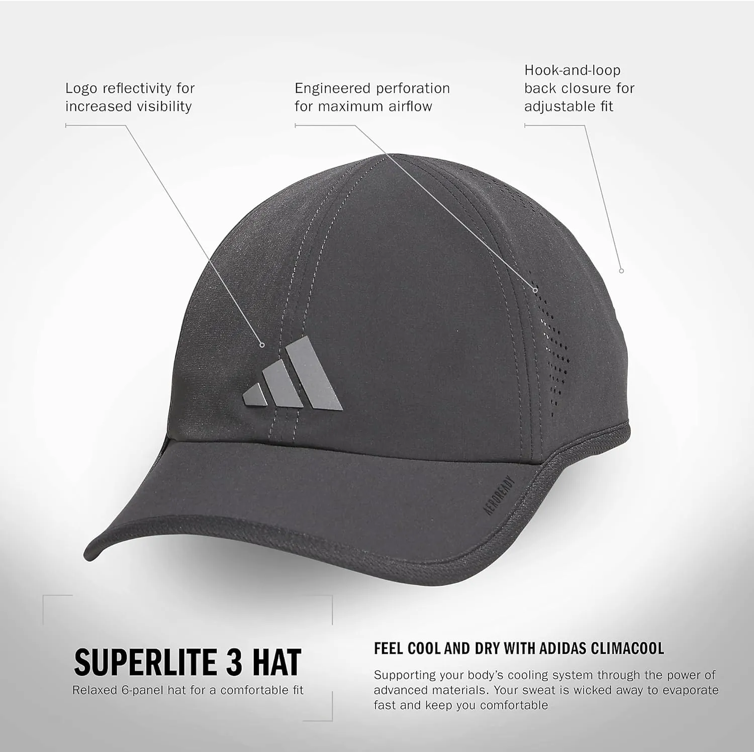 adidas Superlite, Athletic Caps, Running Hat Men