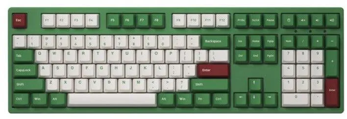 AKKO MATCHA RED BEAN-3108DS MECHANICAL KEYBOARD (AKKO SWITCH 2ND GEN PINK)