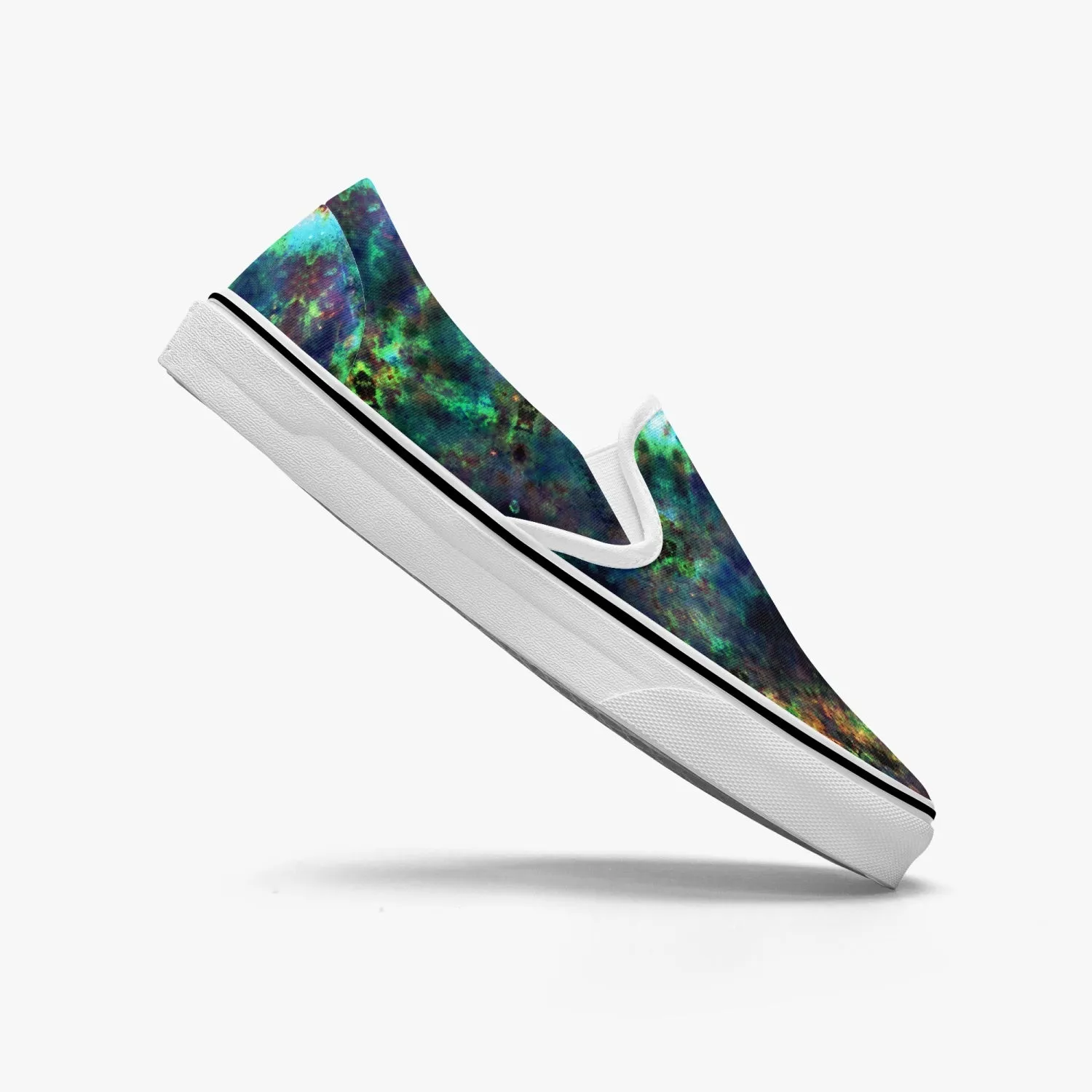 Ceres Split-Style Psychedelic Slip-On Shoes