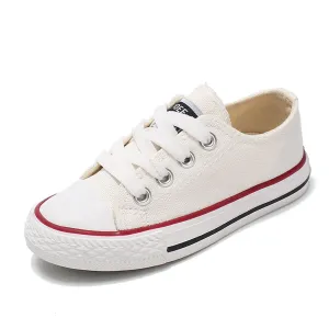 Child Slip On Canvas Sneakers Low top Casual  Shoes for Boys and Girls