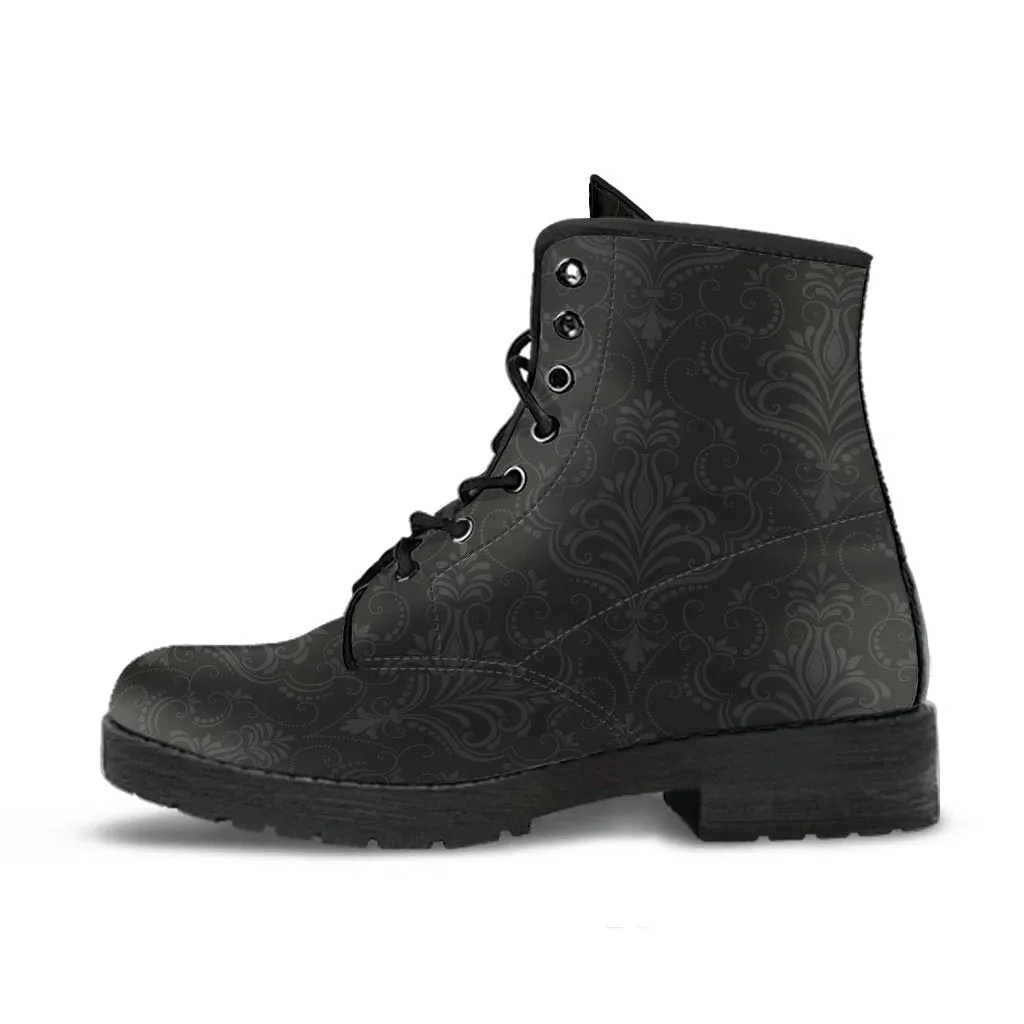 Combat Boots - Classic Pattern #113 | Unisex Boots, Custom Shoes, Hippie Boots, 90s Boots, Women's Boots