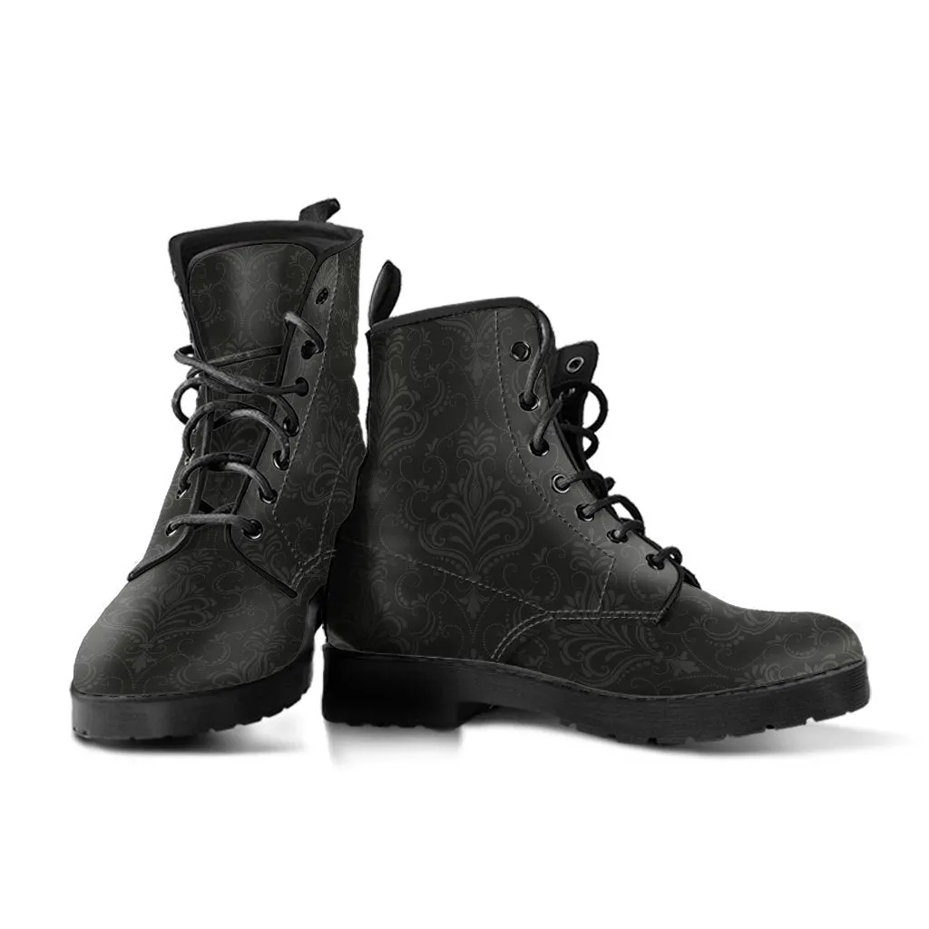 Combat Boots - Classic Pattern #113 | Unisex Boots, Custom Shoes, Hippie Boots, 90s Boots, Women's Boots