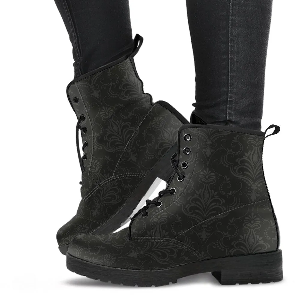 Combat Boots - Classic Pattern #113 | Unisex Boots, Custom Shoes, Hippie Boots, 90s Boots, Women's Boots