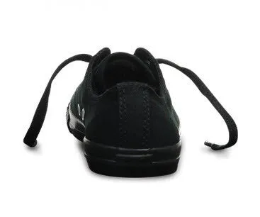 Converse Dainty Black Mono Canvas Silver Eyelets 532354C