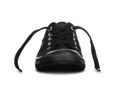Converse Dainty Black Mono Canvas Silver Eyelets 532354C