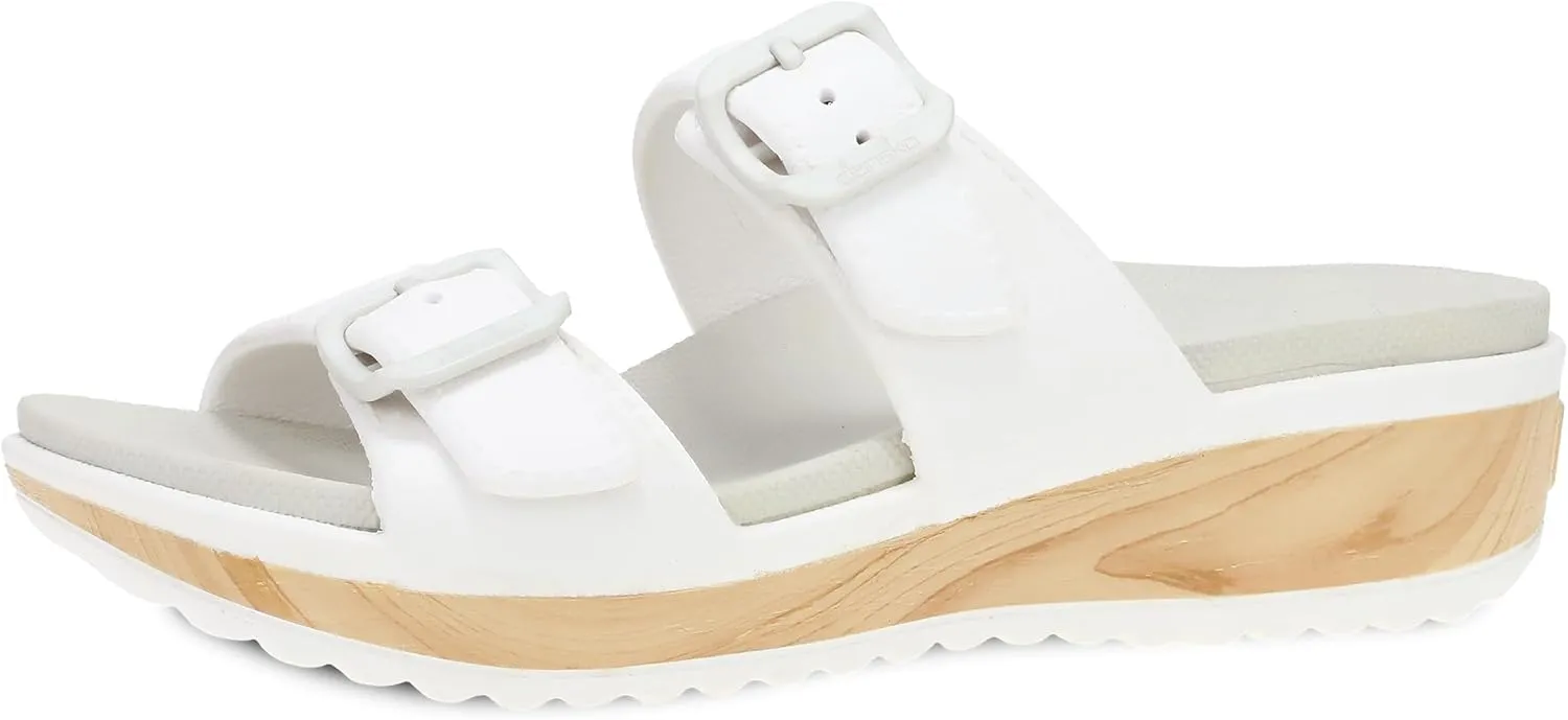 Dansko Kandi Slip-On Adjustable Sandal for Women ?C Lightweight and Durable, Easy Clean Molded EVA ?CNatural Arch Technology for Added Support
