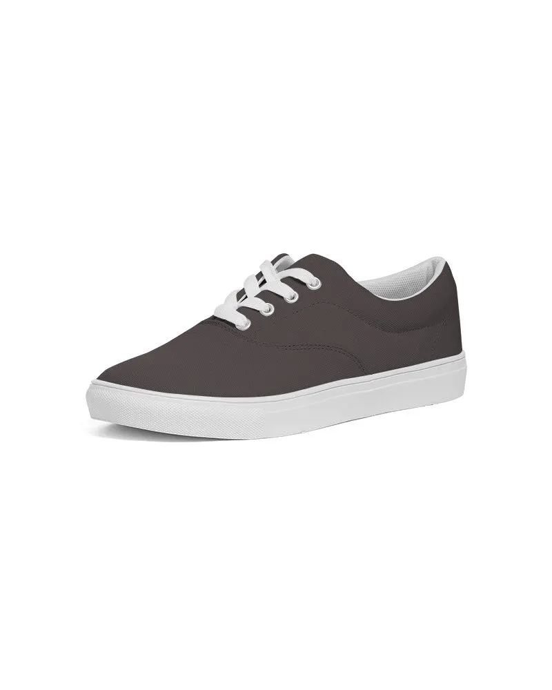 Deep Dark Brown Women's Canvas Sneakers | Women's | Deep Dark Pale Brown | C60M60Y60K60