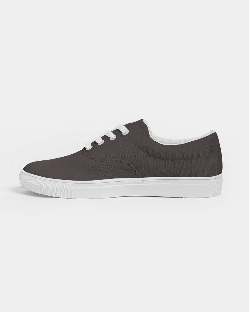 Deep Dark Brown Women's Canvas Sneakers | Women's | Deep Dark Pale Brown | C60M60Y60K60