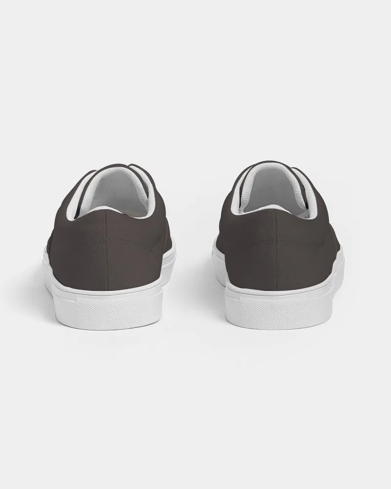Deep Dark Brown Women's Canvas Sneakers | Women's | Deep Dark Pale Brown | C60M60Y60K60