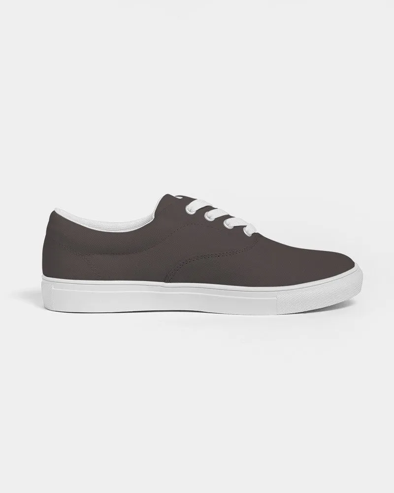 Deep Dark Brown Women's Canvas Sneakers | Women's | Deep Dark Pale Brown | C60M60Y60K60