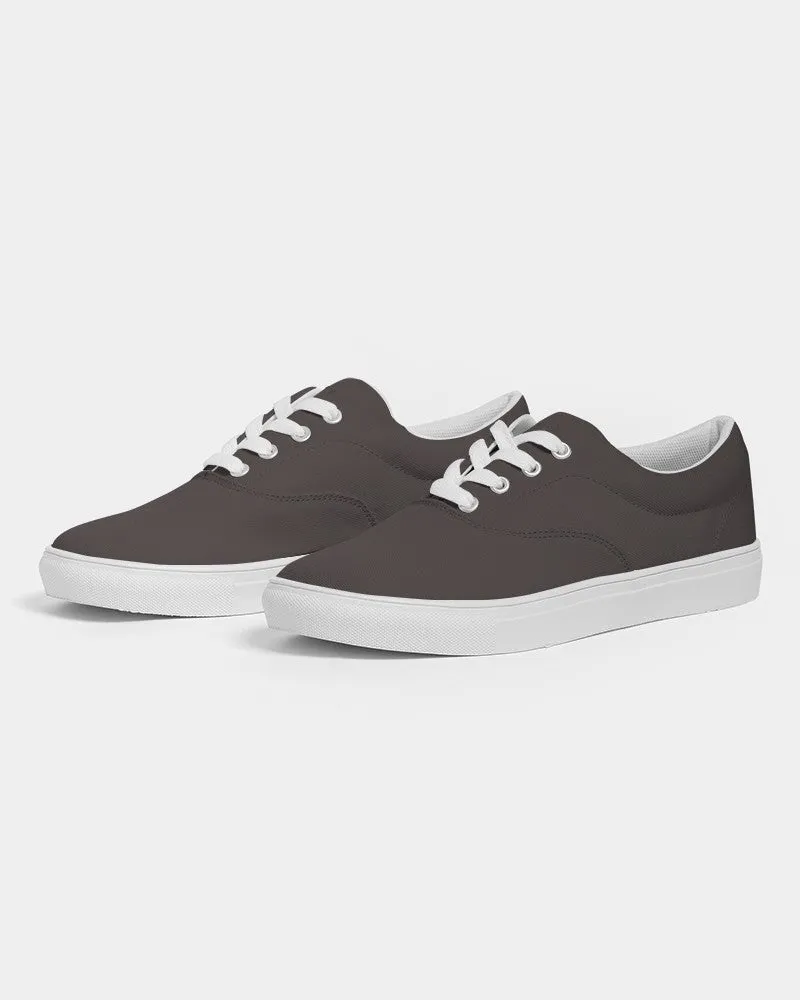 Deep Dark Brown Women's Canvas Sneakers | Women's | Deep Dark Pale Brown | C60M60Y60K60