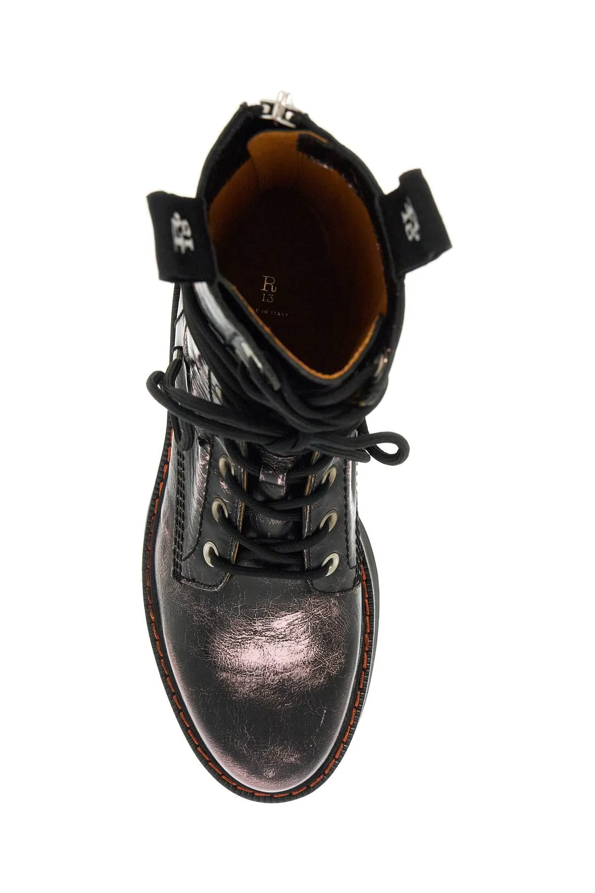 double stack laminated leather an