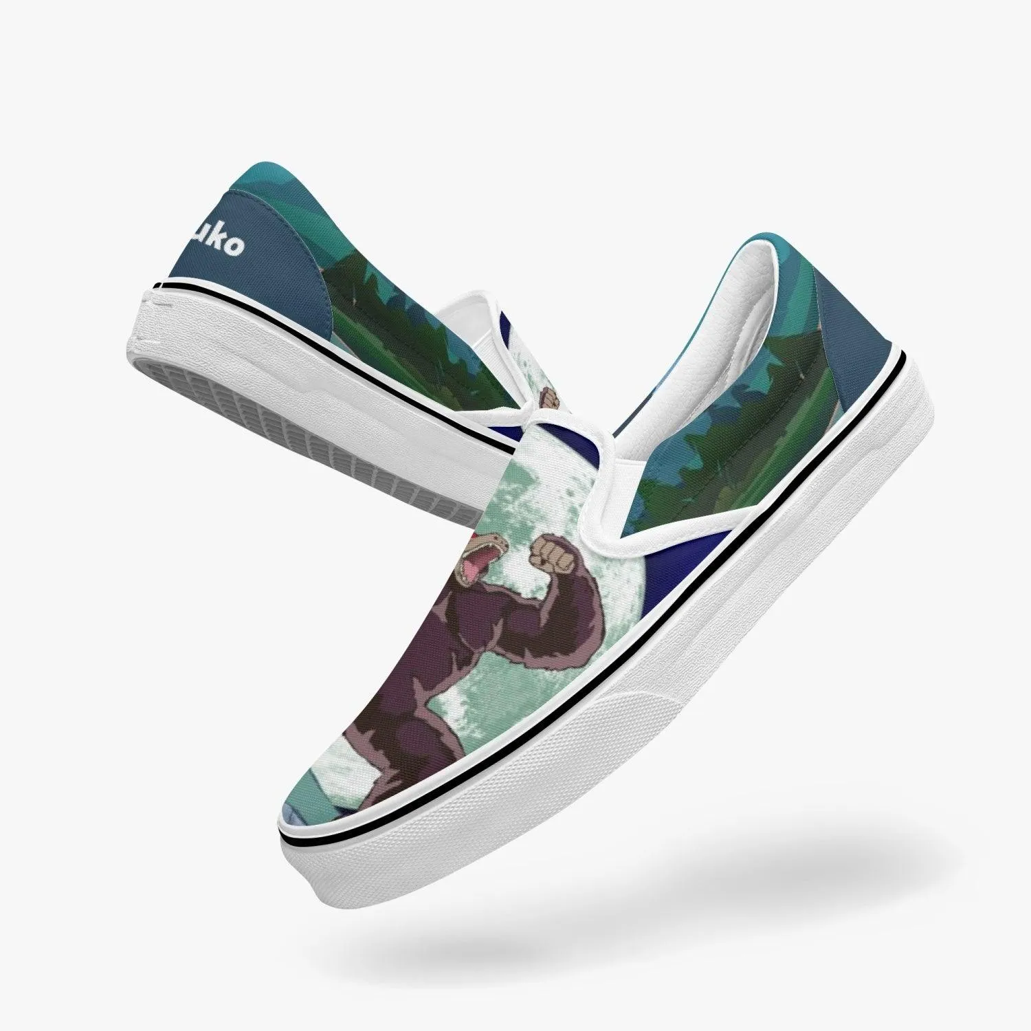 Dragon Ball Z Great Ape Slip Ons Anime Shoes