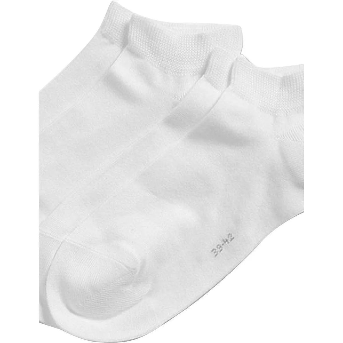 Esprit White Basic Sneaker 2 Pack Socks