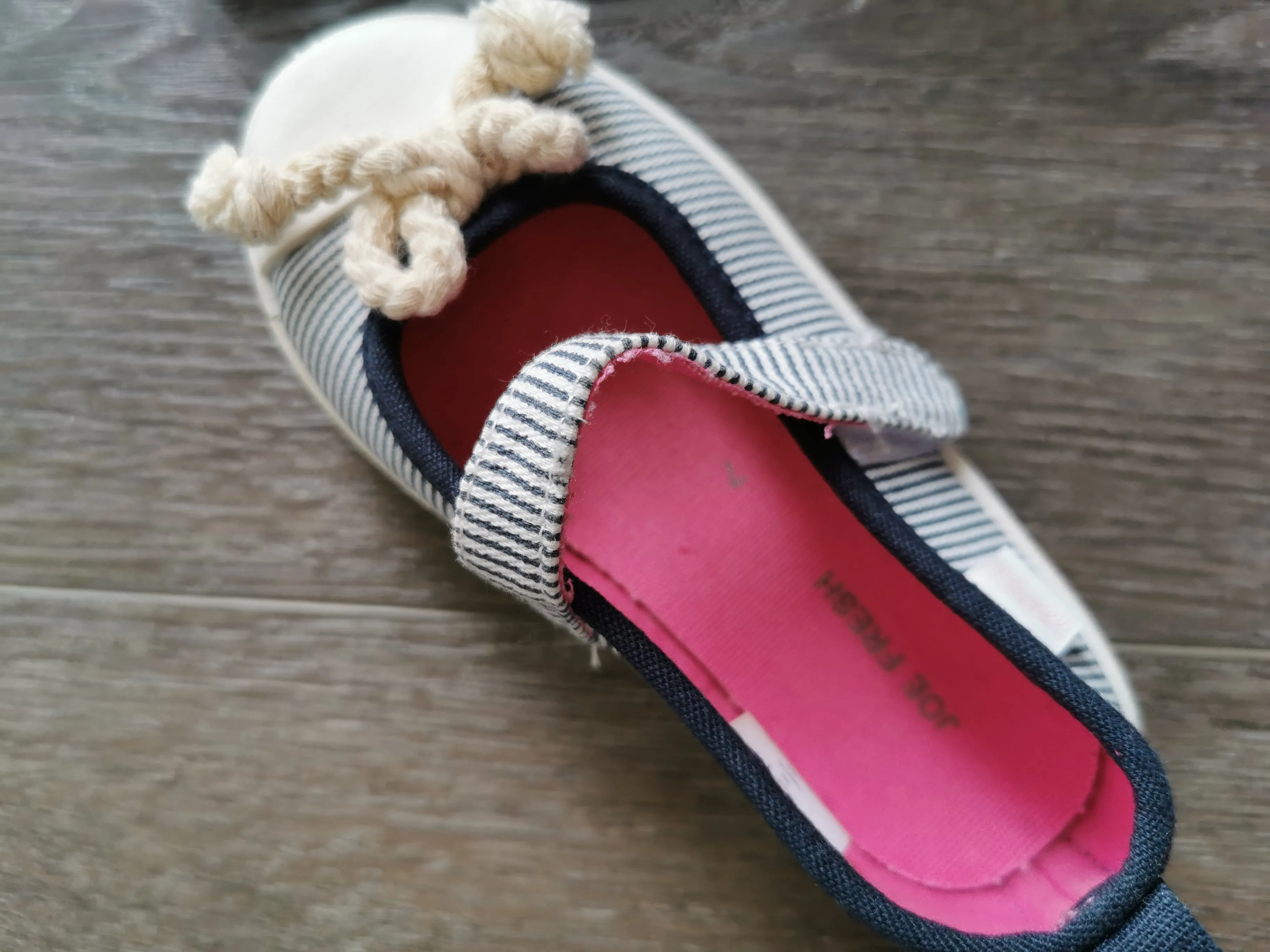 GIRL SIZE 7 TODDLER - JOE FRESH, Casual Summer Ballet Flats EUC B2