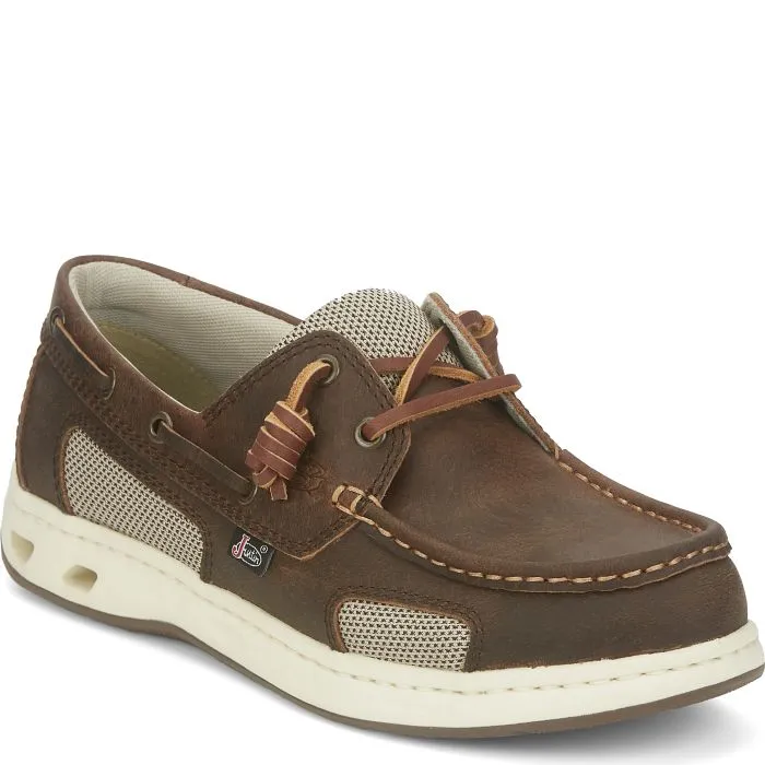 JUSTIN MENS ANGLER SLIP-ON CASUAL SHOE STYLE GR100