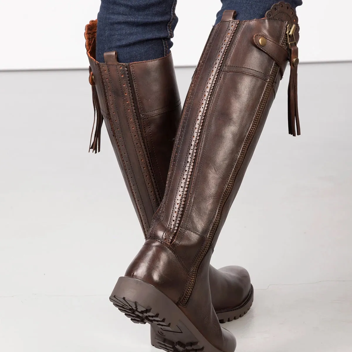 Ladies Tall Leather Boot