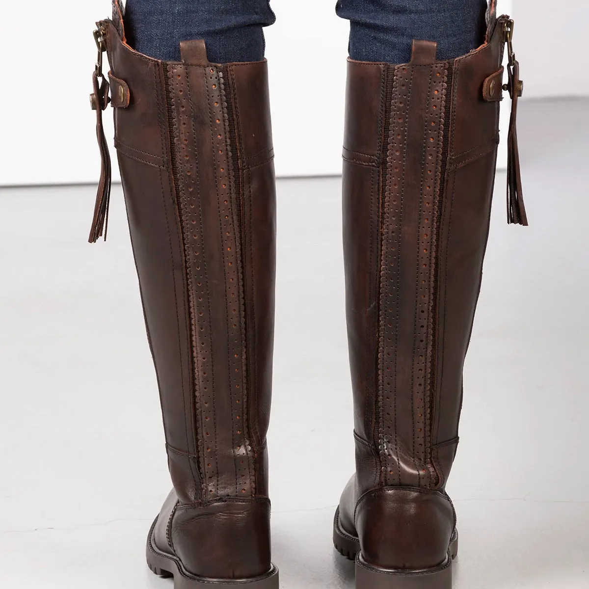 Ladies Tall Leather Boot