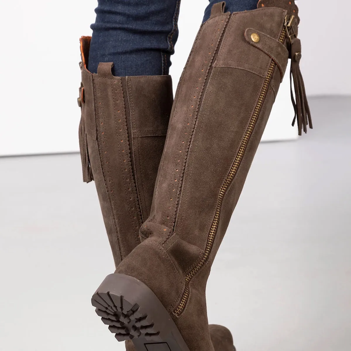 Ladies Tall Leather Boot
