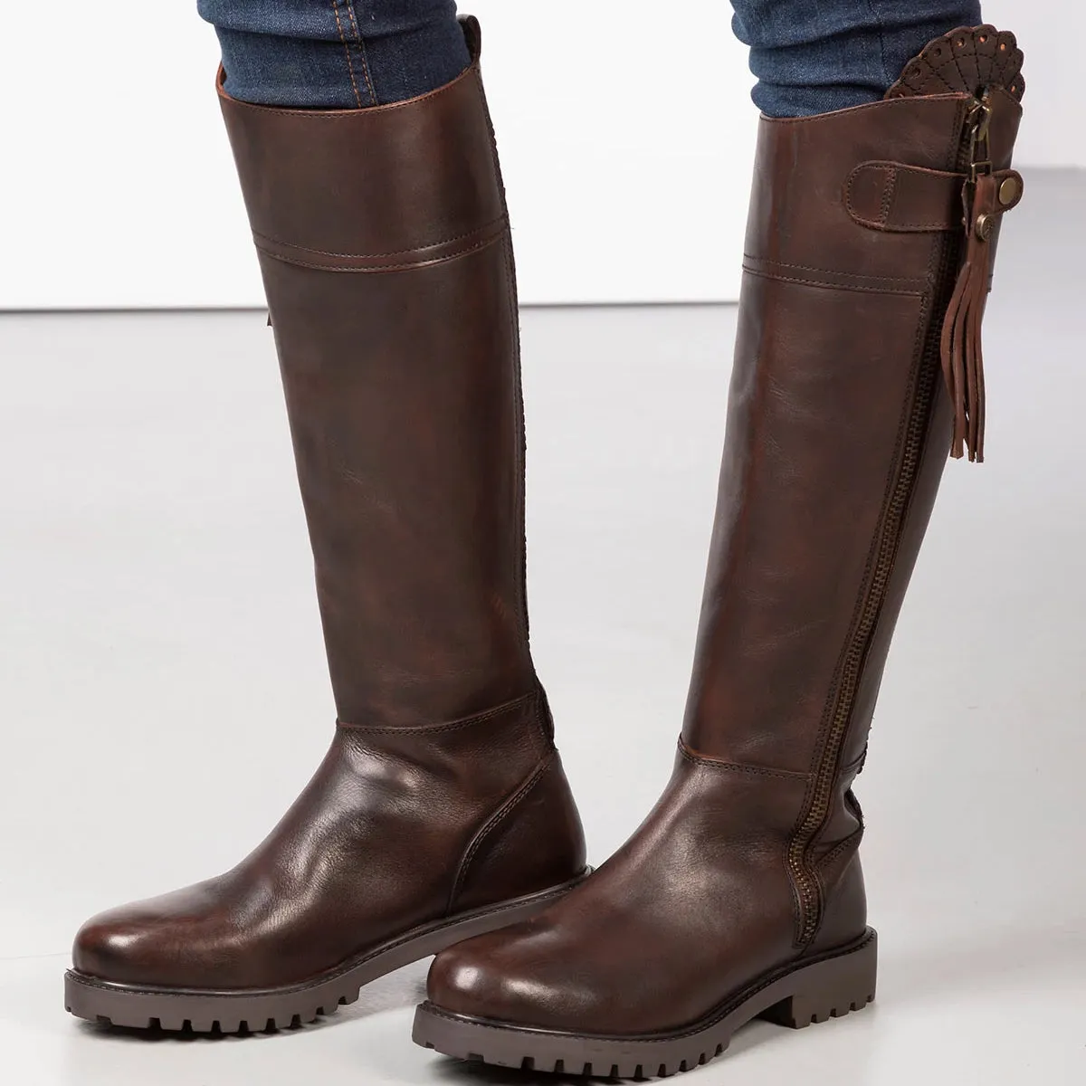 Ladies Tall Leather Boot