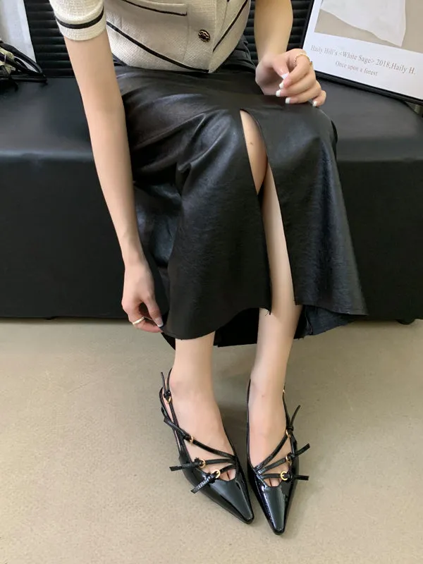 Lilac Strappy Sandals