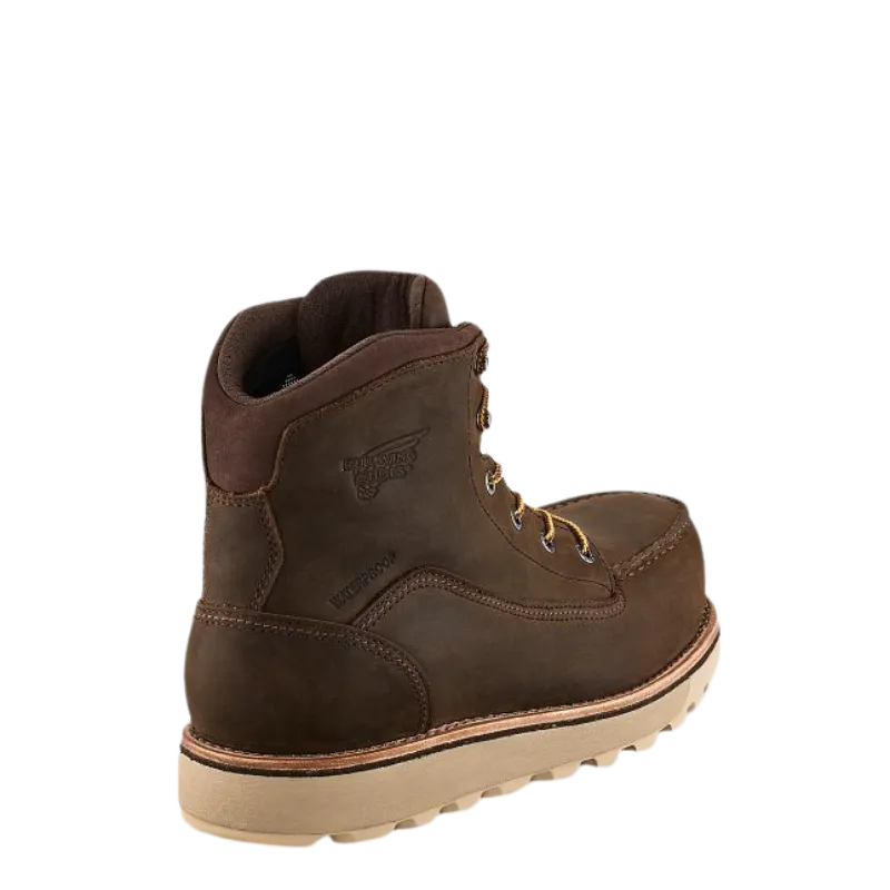Men's 6" Traction Tred Lite 02475 Waterproof Insulated Non-Metallic Toe Boot | Brown