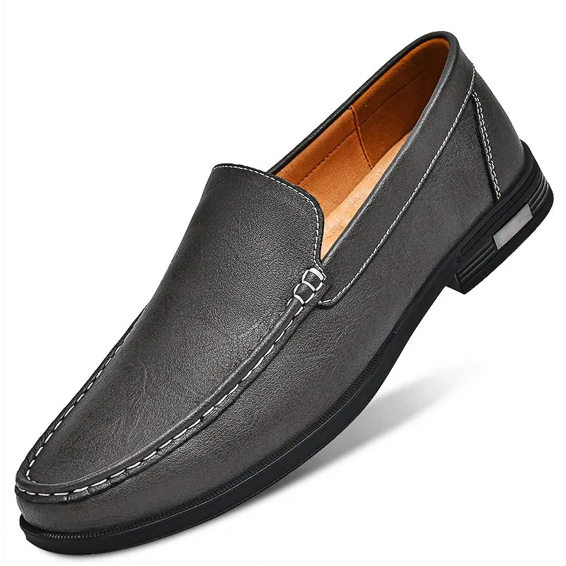 Men's Genuine Leather flat Loafer