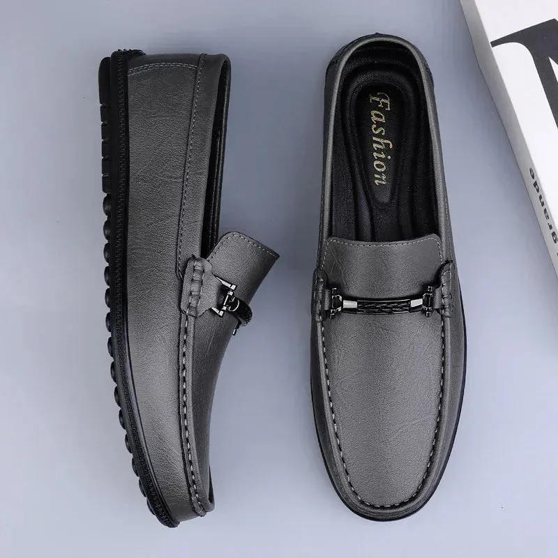 Men's Genuine Leather flat Loafer
