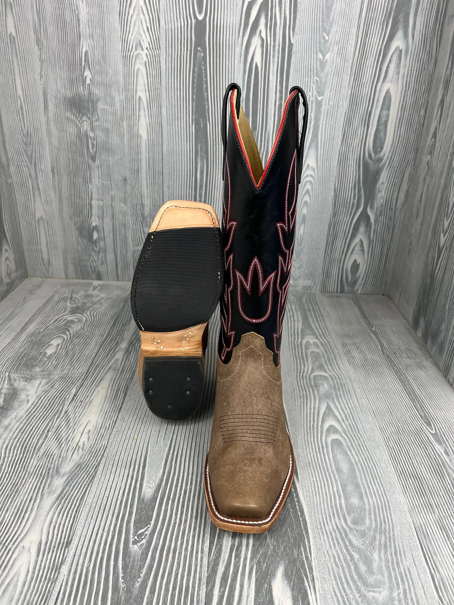 Men's Olathe Eastwood Camel with 14" Black Glove Tops.