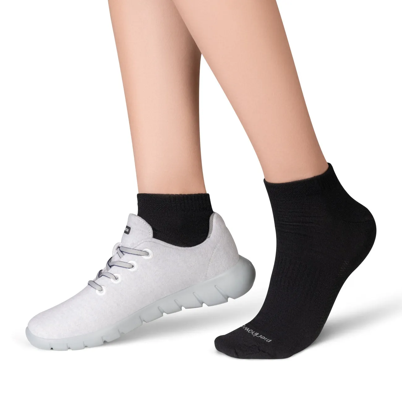 Merino Wool Sneaker Socken 3er-Pack