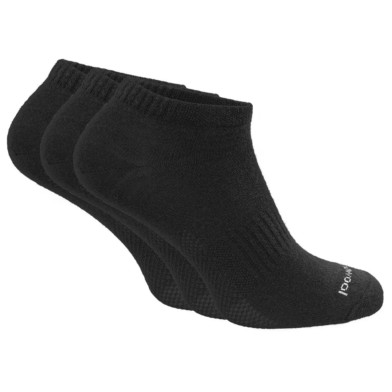 Merino Wool Sneaker Socken 3er-Pack