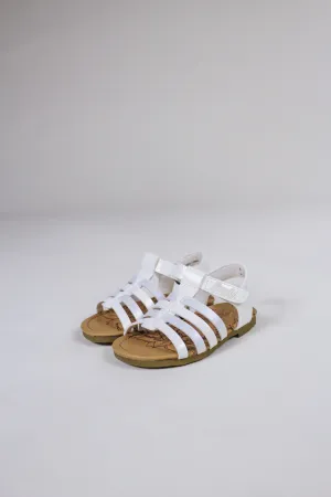 Milkyway White Blowfish Girls Sandal