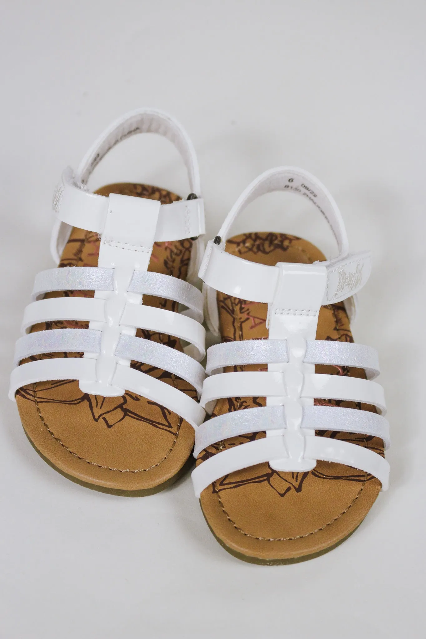 Milkyway White Blowfish Girls Sandal