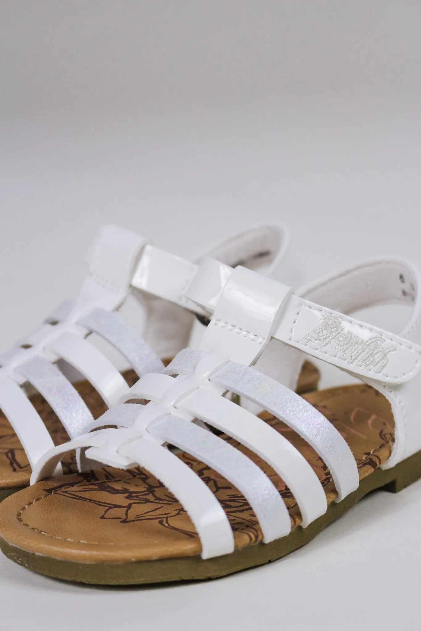 Milkyway White Blowfish Girls Sandal