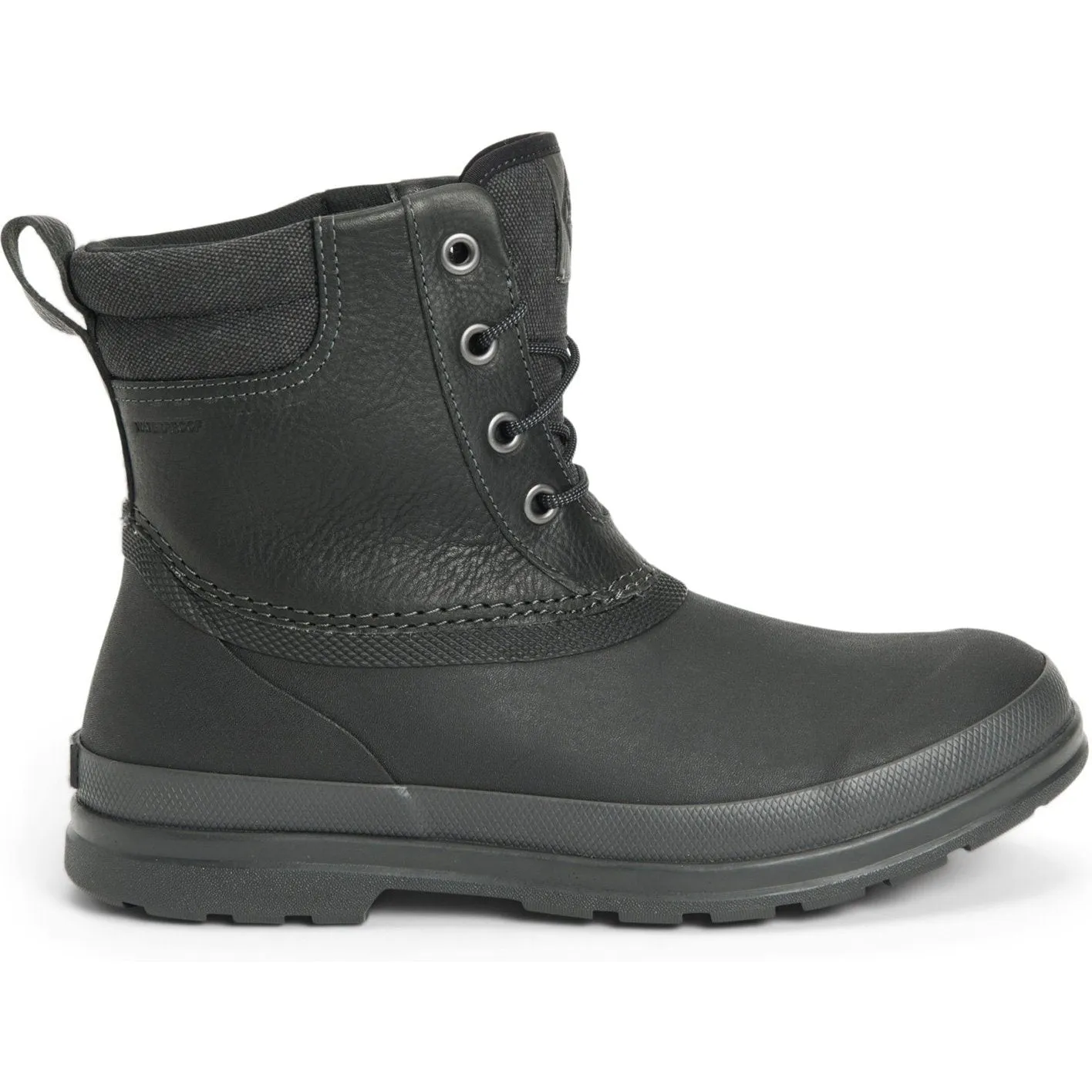 Muck Men's Originals Duck Lace Waterproof Outdoor Boot - Black - ODL-000