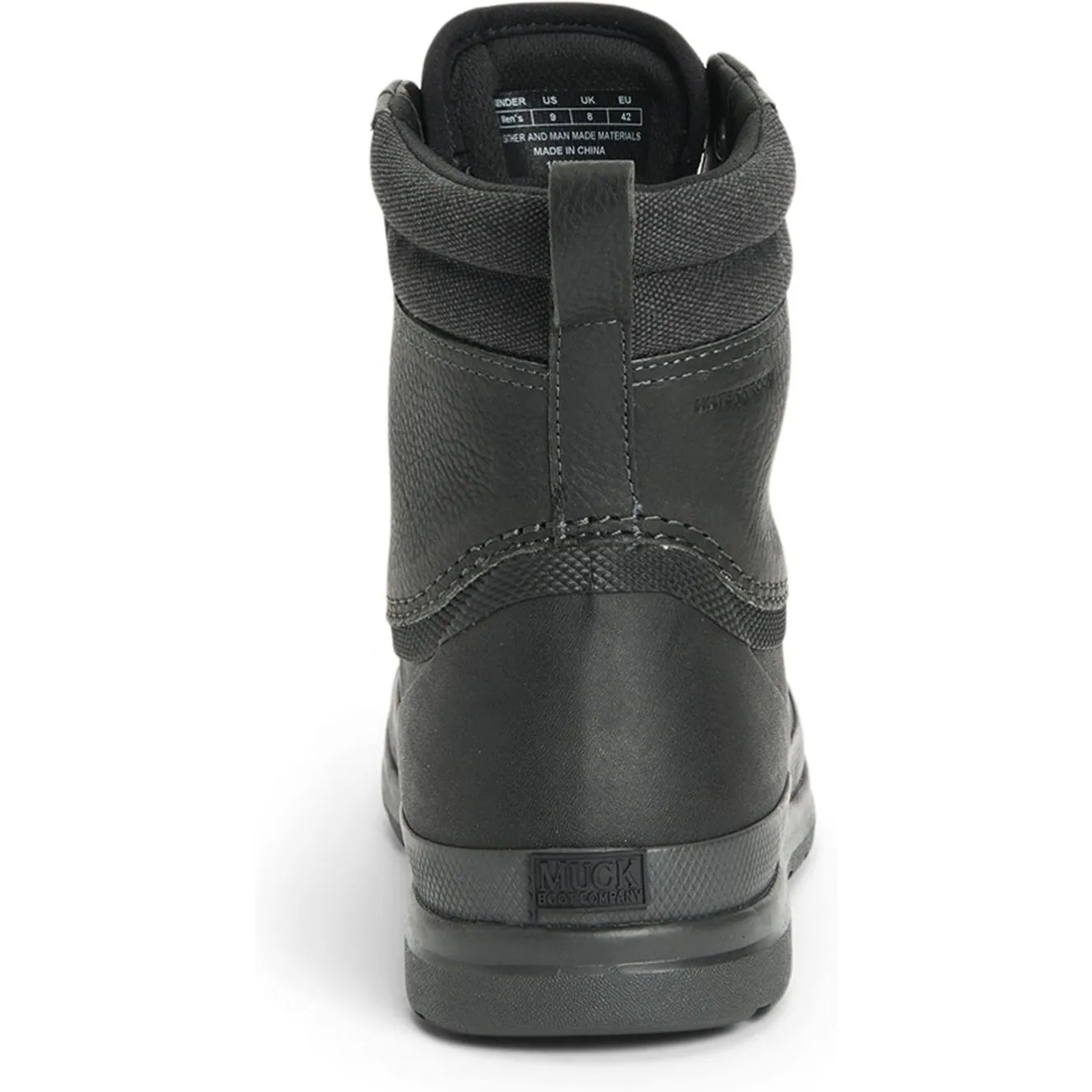 Muck Men's Originals Duck Lace Waterproof Outdoor Boot - Black - ODL-000
