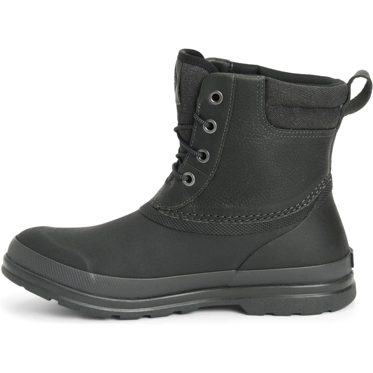 Muck Men's Originals Duck Lace Waterproof Outdoor Boot - Black - ODL-000