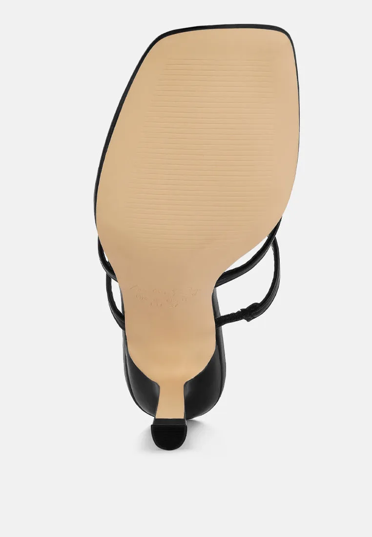 night life pin heels casual sandals