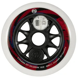 Powerslide Graphix  LED Coloured 110 Wheels EACH