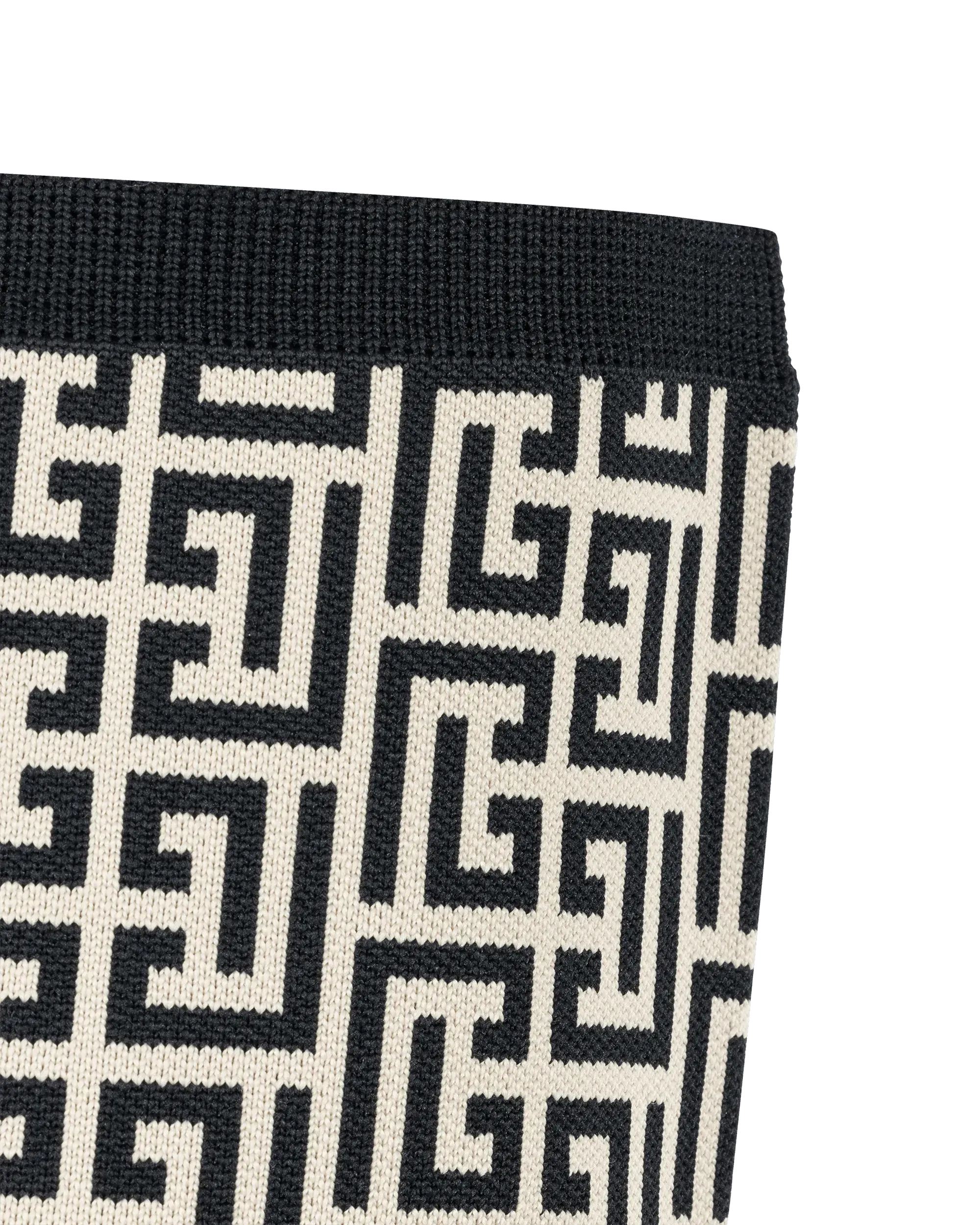 Raven Monogram Knit Over-The-Knee Boots