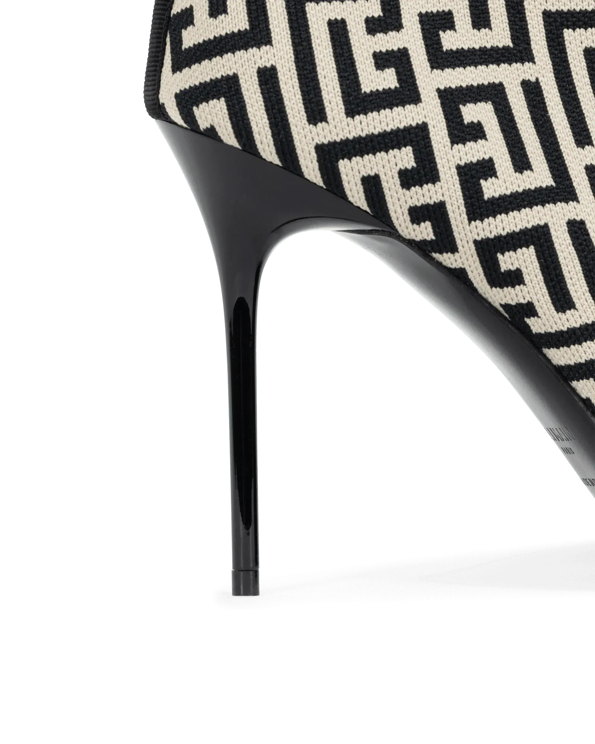 Raven Monogram Knit Over-The-Knee Boots
