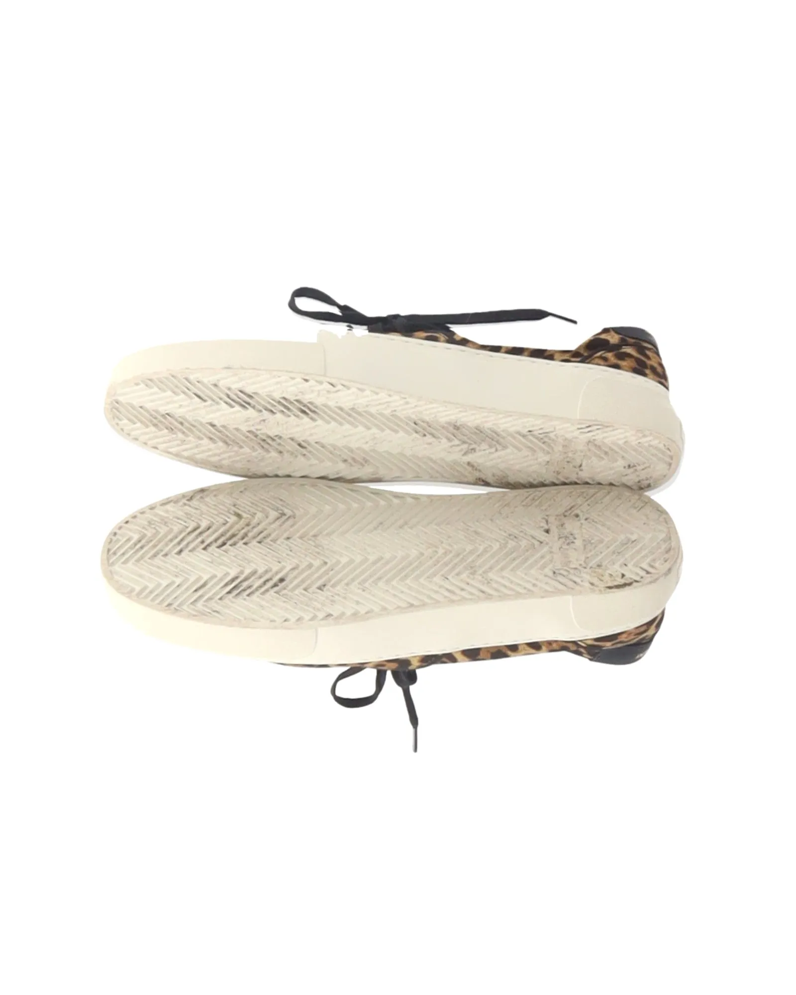 Saint Laurent Venice Leather-Trimmed Sneakers in Animal Print Canvas