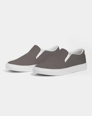 Shaded Pastel Brown Slip-On Canvas Sneakers | Women's | C60M60Y60K30