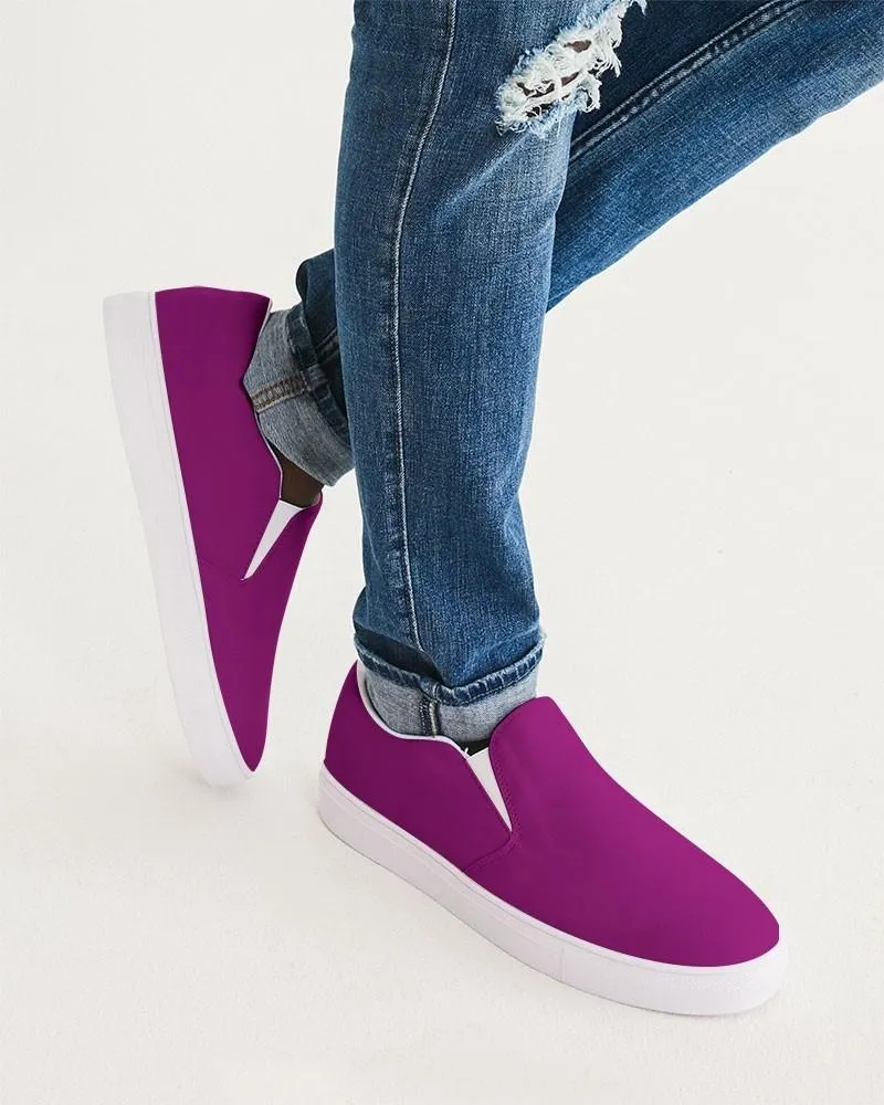 Shaded Purple Slip-On Canvas Sneakers | Men's | C25M100Y0K30