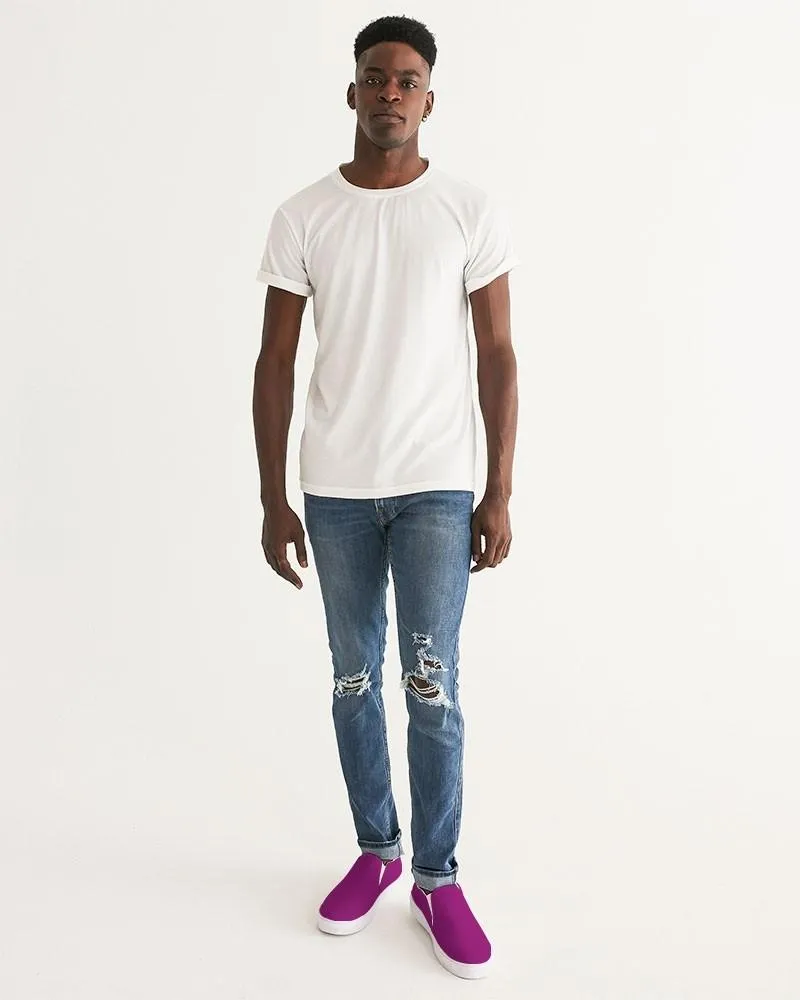 Shaded Purple Slip-On Canvas Sneakers | Men's | C25M100Y0K30