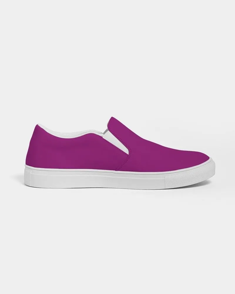 Shaded Purple Slip-On Canvas Sneakers | Men's | C25M100Y0K30
