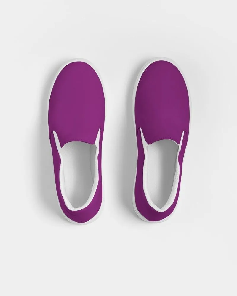 Shaded Purple Slip-On Canvas Sneakers | Men's | C38M100Y0K30