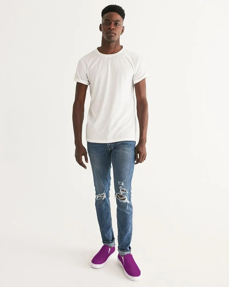 Shaded Purple Slip-On Canvas Sneakers | Men's | C38M100Y0K30