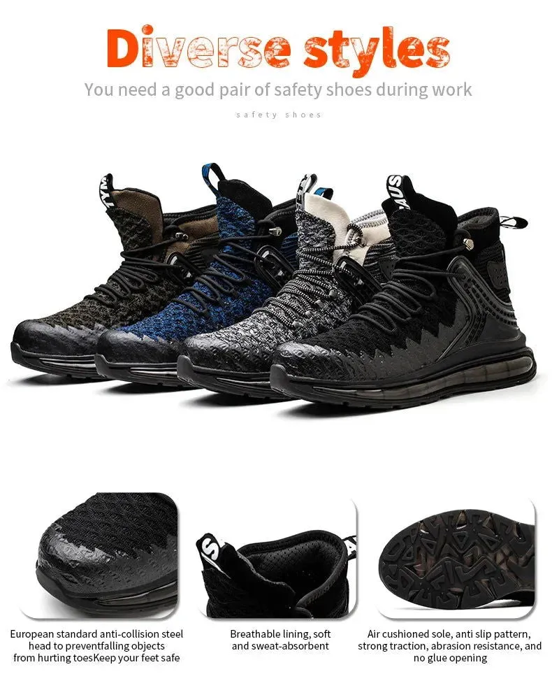 TitanGuard 7 Pro Men's Plus Size Steel Toe Shoes